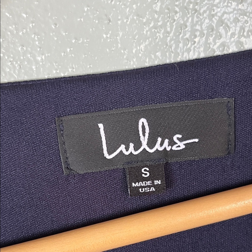 Lulu's Navy Blue Floral Dress - Picture 2 of 11